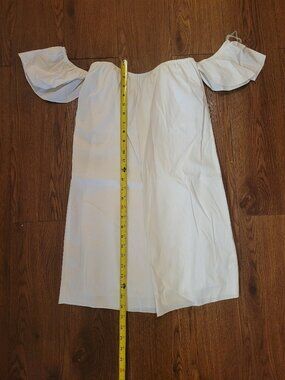 Charlotte Russe white off the shoulder tubetop dress XS